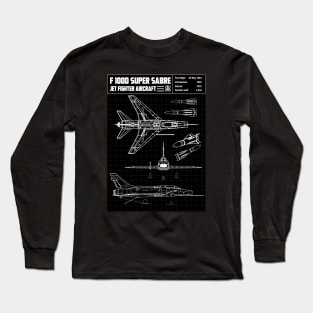 F100 D Super Sabre Long Sleeve T-Shirt